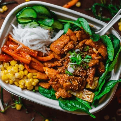 Spicy Pork Bowl.
