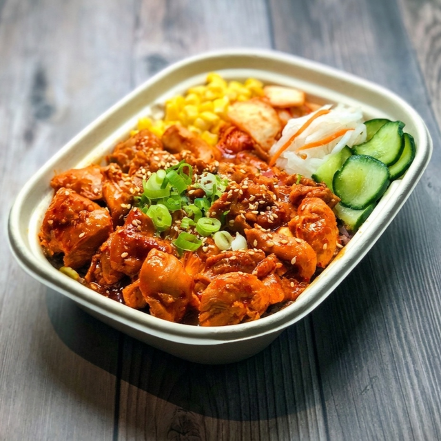 Flaming Chicken Bowl.