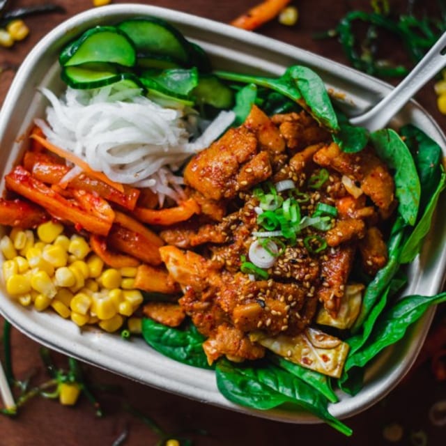 Spicy Pork Bowl.